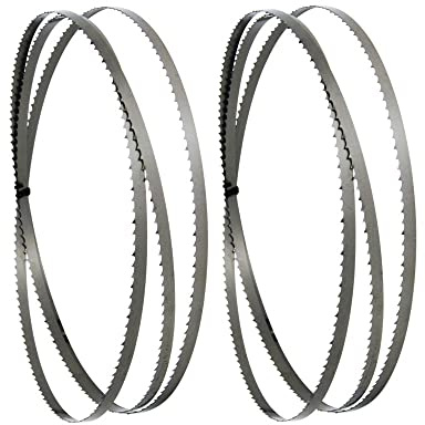 XWTOOL 2pcs 1712mm Band Saw Blades 67-3/8 x 6.35 x 0.35 mm 6 TPI for Metab0 BAS250 NutooI ski.p dr.ap.er Clark Woodworking Bandsaw
