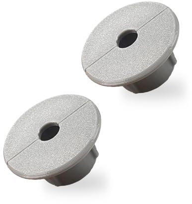 KINEEPLE for Starlink Cable Routing Kit 1inch Wall Bushing Cable Grommet, Desk Wall Hole Cover Tv Cord Hider Management Kit for Coax Coaxial Cable, Network Cable, CCTV Wire Hiders (2)