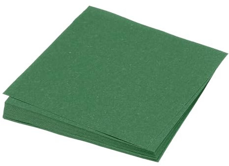 QUARKZMAN 50 Blatt Origami Papier, doppelseitiges Bastelpapier smaragdgrün 7,5 x 7,5 cm Bastelpapier Set 70 g/m², Faltpapier Quadratisch für DIY, Schul-Kunsthandwerksprojekte