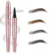 2024 New Magic Eyebrow Pencil with 4 Micro-Fork Tip Long-lasting Waterproof Eyebrow Pen and Smudgeproof Brow Pen,Creates Natural Looking Defined Eyebrows(Dark Brown)
