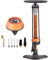 GOBKO Fahrradpumpe Luftpumpe Fahrrad Französische Ventile mit Manometer, Luftpumpe für Rennrad MTB Sportballpumpe Hochdruck 160 Psi und 11 Bar