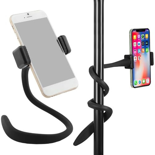 KEUGT Handyhalterung Kinderwagen,Handyhalterung Fahrrad,Flexible Arm Handy,Universal Handyhalterung mit Rutschfestem Armgriff,Weiche Telefonhalter,Kinderwagen ZubehöR für Bike,Laufband,Einkaufswagen