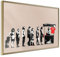 KunstLoft Poster 'Destroy Capitalism' 30x20cm | Goldener Bilderrahmen | Full-HD-Druck auf hochwertigem Papier