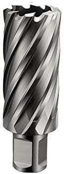 12-60 mm x 50 mm HSS-E - Fresa a tazza per trapano magnetico, codolo 19,05 mm, 1 pezzo (19x50)