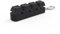 Keyboard Fidget Toy, Fidget Toys Keyboard, 4 Button Fidget Keyboard Keychain Stress Relief Toys ,Multi-Functional Keychain Fidget, Funny Finger Keyboard Keychain Fidget Toys Without Lights(Black)