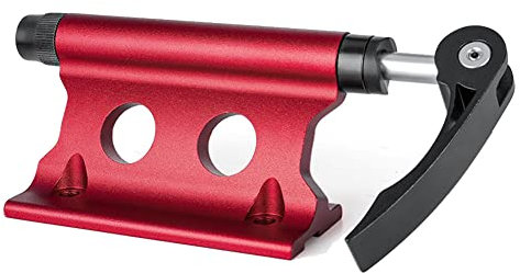 Sessleger Fahrradgabel Clip zur Befestigung am Fahrrad, abnehmbar, tragbar, Rot