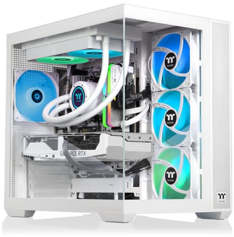 Thermaltake LCGS View 7880S-380 Gaming Desktop (AMD Ryzen™ 7 7800X3D, ToughRam 32GB DDR5 5600MT/s RGB Memory, NVIDIA® GeForce RTX™ 5080, 1TB NVMe M.2, WiFi, Windows 11) V38S-B650-580-LCS