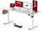 SANODESK Elektrisch Höhenverstellbarer Schreibtisch 180 x 80 cm – Ergonomischer Steh-Sitz Tisch mit Memory-Funktion für Homeoffice und Heimbüro,weiß, Computertisch, Standing Desk