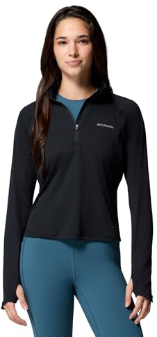 Columbia Damen Stealth Spring Long Sleeve Half Zip Tee Long Sleeve T-Shirt (1er Pack)
