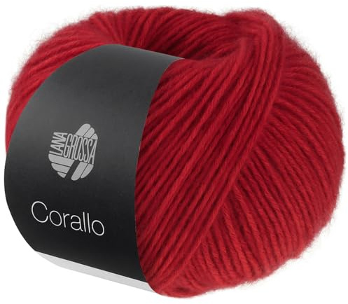 Lana Grossa Corallo Uni 50g 105 - Rot