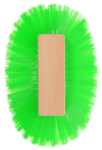 RUNROTOO Slap Brush for Ceiling Texture - Crowfoot Texture Mop - Wooden Handle Art Painting Tools for Drywall Ceiling Plaster Drawing & Home Decoration