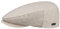 Lipodo Leinen Flatcap Beige Herren - Schirmmütze 60% Baumwolle, 40% Leinen - Made in Italy - Schiebermütze für Frühjahr/Sommer mit Mesh-Einsätzen - Sommermütze - Cap mit Netzfutter beige 59 cm