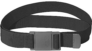 Jack Wolfskin Unisex Gürtel Stretch, dark steel, 125/115 x 3 cm, 8001761-6033