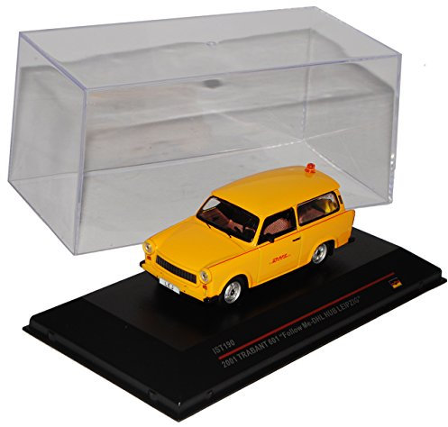 Ixo Trabant 601 S Follow Me DHL Hub Leipzig 2001 Flughafen Airport IST 190 1/43 Modell Auto