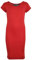 A2Z 4 Kids Bodycon Midi Dress Short Sleeve Long Length Plain Dresses - New Midi Dress Red 9-10