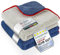 Glart 472PP Set di 2 Panni in Microfibra Premium 40x40 cm per la Cura Professionale della Vernice, per Asciugatura e Lucidatura Auto, antracite / blu marino
