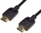 Amazon Basics Flexibles HDMI-Kabel, 0.3 m, Schwarz