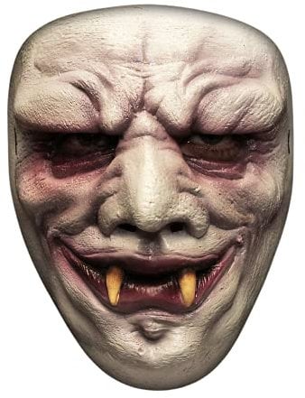 Vampir Casanova Maske des Grauens - Erwachsenen Horror Kostüm Halbmaske - ideal für Halloween, Karneval, Motto- & Grusel-Party