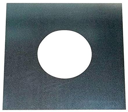 FOXY METAL FABRICATION Chimney Flexible Flue Liner Top Plate To Fit 4 Flexible Flue Liner 12 Square Plate Size