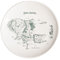 New Line Cinema Lord of The Rings Plate - Dinner Plate - Gifts - Dishwasher and Microwave Safe
