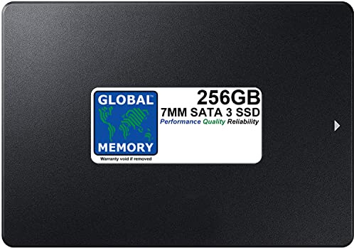 GLOBAL MEMORY 256GB 7MM 2.5 SATA 3 SOLID STATE DRIVE (SSD) FOR MAC MINI/MAC MINI SERVER (2011-2012 - 2014)