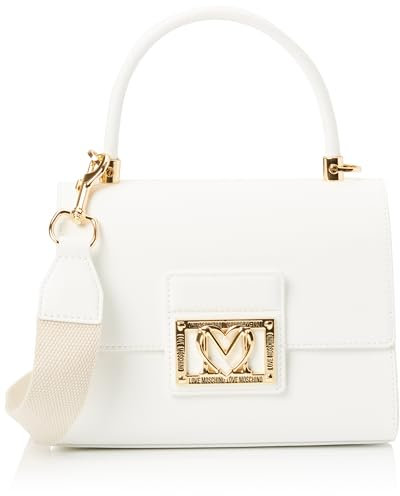 Love Moschino Damen Handtasche, Weiß Handtasche, Weiß