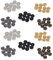 Mini Boutons-pression pour Poupée, 100 Pièces, 5Mm, Couleurs Miniatures, Boucle Cachée, Accessoire pour Vêtements, Petits Boutons-pression