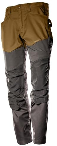 MASCOT Hose mit Knietaschen Nussbraun/Schwarz Customized - 22479-230-5409 - Größe 76C56