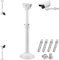 E-HORDE Extendable CCTV Security Camera Mount - 30-60cm Telescopic Adjustable Mounting Bracket, Universal Camera Pole Mount, Wall and Ceiling Mount (I type)