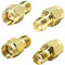 4 Adapter SMA auf RP-SMA - Stecker oder Buchse, 50 Ohm, Kupfer, für Wi-Fi, Repeater, Radio & Antennenkabel