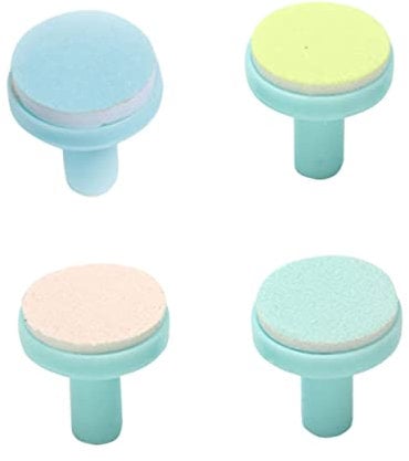 LALADEFIEE 4pcs Nail Trimmer Replacement Pads for Nail File Clippers Grinding Pads Safe and Non-Toxic for Boys and Girls Fingernails