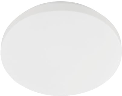 EGLO LED Deckenlampe Pogliola-E, flache Deckenleuchte, Lampe Decke Flur | Leuchte Schlafzimmer aus Metall und Kunststoff in Weiß, neutralweiß, Ø 31 cm