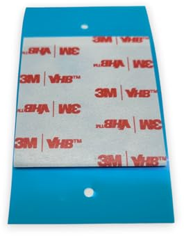 3M 50 x 50mm (10 Stück) VHB 4910 Klebepads – Hochtransparent – 1,0mm Dick – Unsichtbare Klebeverbindung für Glas & Acryl