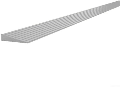 Stabile 3 m Rollstuhlrampe Garage Schwelle Bodenleiste für reibungslose Übergänge (grau)