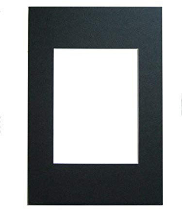 walther design Passepartouts schwarz für Rahmenformat: 24 x 30 cm, Bildformat: 15 x 20 cm Passepartouts PA430B