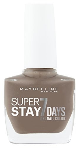 Maybelline New York Make-Up Superstay Nailpolish Forever Strong 7 Days Finish Gel Nagellack Rosy Sand/Farblack mit ultra starkem Halt ohne UV Lampe in elegantem Braun, 1 x 10 ml