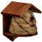 Esschert Design Nistkasten für Blaumeise Brutkasten Vogelhaus Bienenkorb 17,5x17x26cm