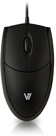 V7 MV3000010-BLK-5E V7 Optical LED USB Mouse - black