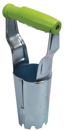 Silverline 229270 Bu lb Planter 235 mm, Silver / Green