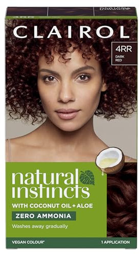 Clairol Natural Instincts Haarfarbe, semi-permanent, ohne Ammoniak, 4RR Dunkelrot