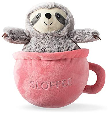 Fringe Studio Slown' Dwn for Summer Sloth Pet Toy, Sloffee (289377)