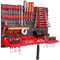 botle Lagersystem Wandregal 58x39 cm, Werkzeughalterungen, Schüttenregal Sichtlagerkästen, Extra Starke Wandplatten, Regal Erweiterbar, Werkstattregal Lagerregal Werkstattwandregal Steckregal
