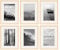 PHOTOLINI Marcos 30x40 cm madera MDF natural, set de 6 marcos para pósteres con paspartú 20x30 cm, cristal acrílico, para colgar y poner de pie, incluye accesorios - para fotos, láminas y pósteres