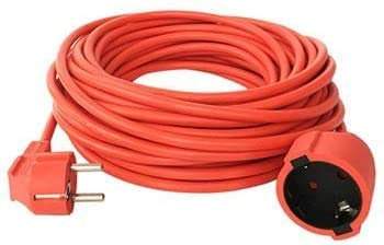 Rallonge électrique de 10 m Schuko IP44 - Câble d'alimentation de jardin V13