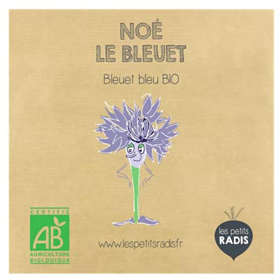 LES PETITS RADIS Mini kit de graines Bio de Noé Le Bleuet