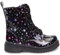 BATA Anfibi da bambina lucidi con stelline