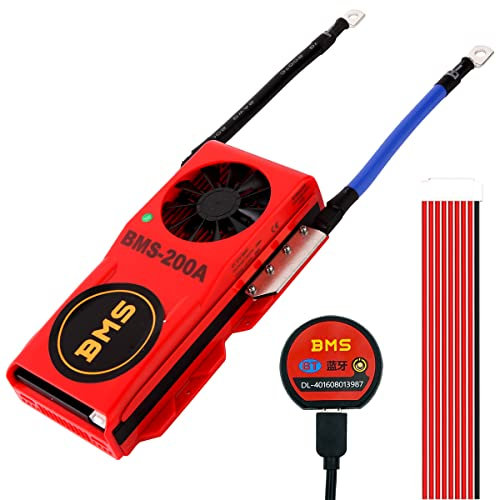 LiFePO4 BMS 8S Bluetooth 24V 200A Lithium Eisen Phosphat Batterie Management System Schutz Board mit Balance Leads Drähte für LiFePO4 3.2V Zellen Batterie Pack