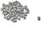 50pcs M3 x 3 mm Stainless Steel Hexagon Socket Set Cap Grub Screws Silver
