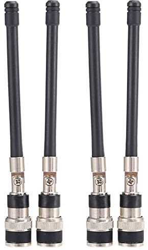 Zunedhys 4 PCS BNC UHF Microphone Antenna for PGX24 SLX24 SLX4 PG58 SM58 BETA58 Series Wireless Mic