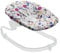 hauck Schonbezug für Babywippen und Newborn Aufsätze Alpha Bouncer Premium, Alpha Bouncer Deluxe, Alpha Bouncer 2in1, Atmungsaktive Musselin Baumwolle, 85 cm x 74 cm x 0,25 cm (Beige Floral)